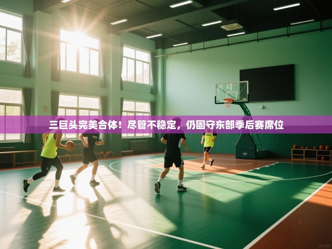 三巨头完美合体！尽管不稳定，仍固守东部季后赛席位  第1张